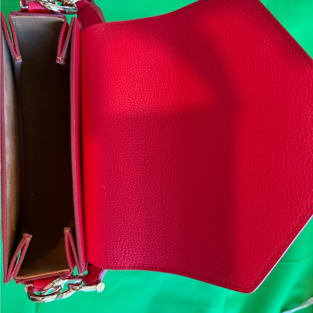 Authentic MCM Patricia Colorblock Leather Top Handle Bag - Picture 9 of 10